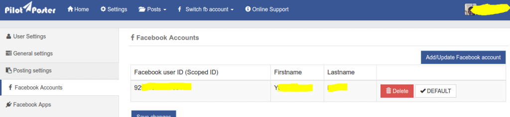 how to add an account on facebook app